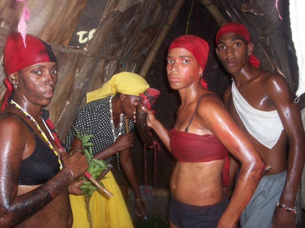 Grupo portador Cabildo Cimarrón. El Cobre, Santiago de Cuba.