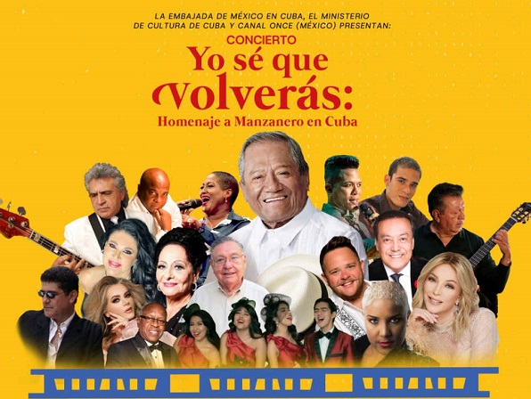 Armando Manzanero.Foto: Cartel del evento, tomado de internet