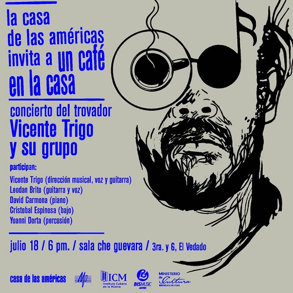 Vicente Trigo en un “Café en la Casa”