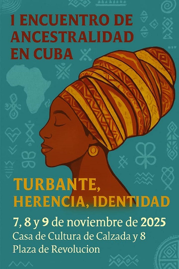 Cartel Encuentro Internacional de Ancestralidad