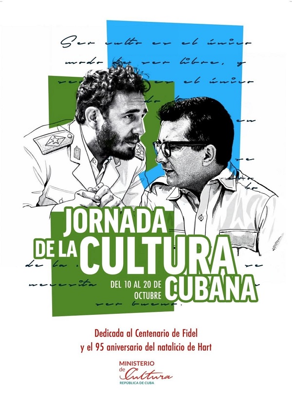 Cartel Jornada de la Cultura Cubana 2025