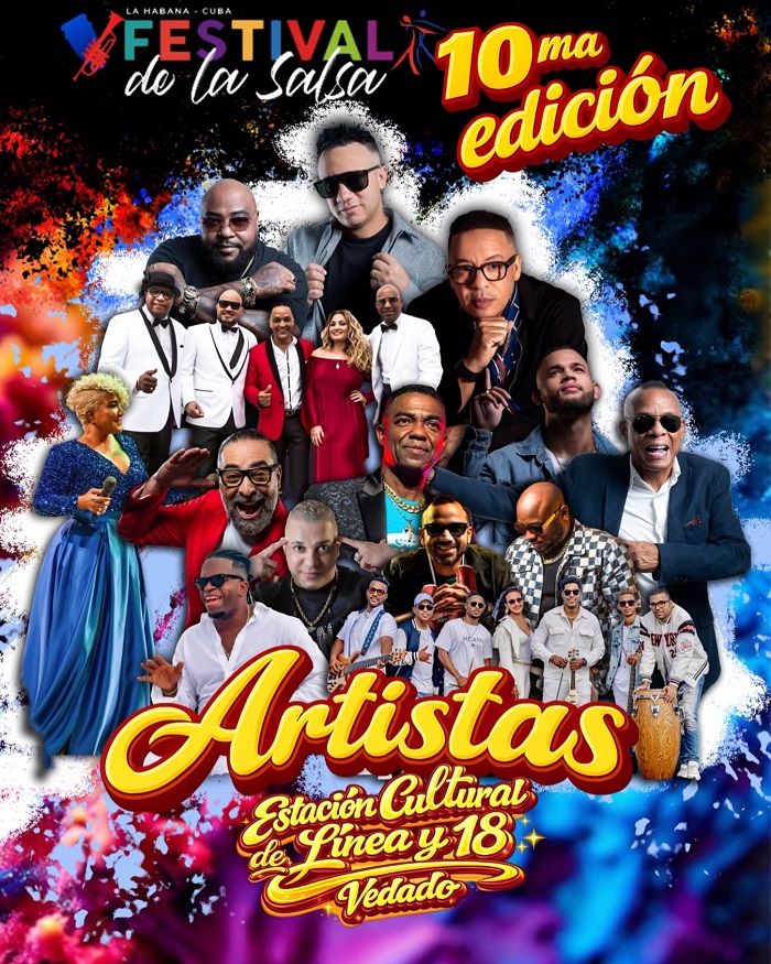 Cartel Festival de la Salsa. Foto: Tomada de Eventos en Cuba