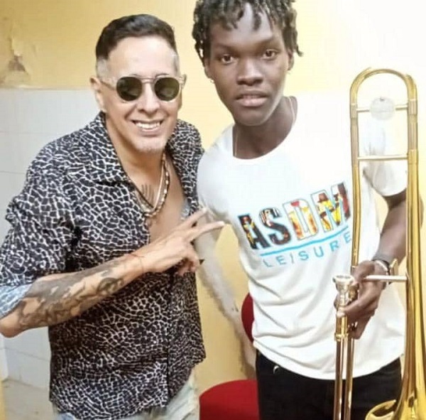 Pablo FG (izq.) junto a Louris. Cortesía del entrevistado