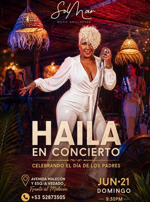 Haila en el Malecón: noche de música para el Día del Padre