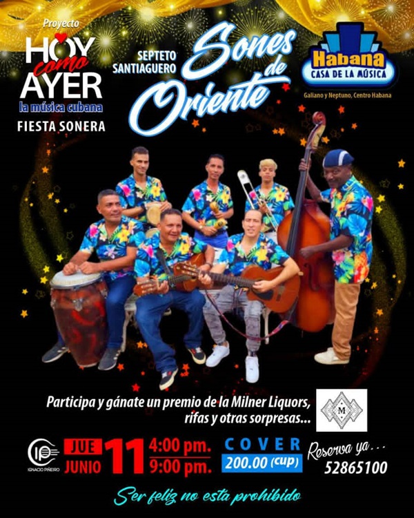 Gran Fiesta Sonera con el Septeto Sones de Oriente