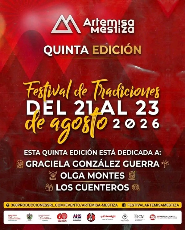 Artemisa Mestiza y la Feria Provincial del Libro unirán tradición, música y literatura