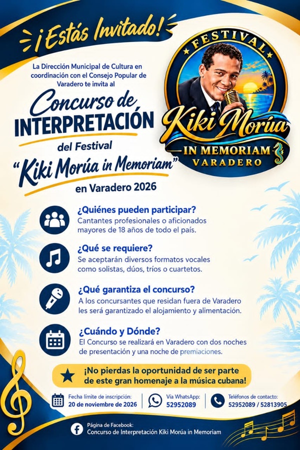 CONCURSO KIKI MORUA
